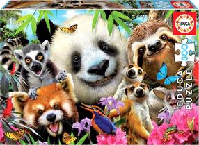 Dėlionė Educa Black Eyed Friends Selfie, 48 cm x 68 cm, 300 vnt., įvairių spalvų