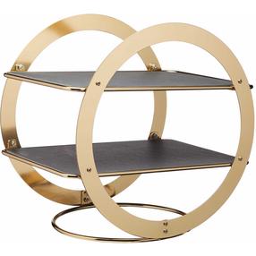 Serveerimisalus Kitchencraft KKART2TSERVW, 30 cm x 31.5 cm, 22.5 cm, Kuldne v./Must v.