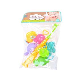 Игрушка для ванны, удочка с рыбками Baby ZA3512, многоцветный