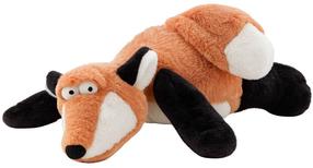 Pehme mänguasi rebane Lean Toys Rudy, must v./pruunikas v., 42 cm