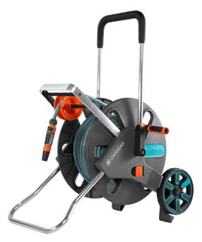 Šļūtenes ratiņi ar šļūteni un smidzinātāju Gardena Cleverroll L Easy Classic, 20 m