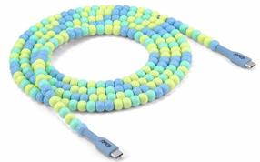 Vads Club 3D CAC-3011, 2 x USB Type-C, 200 cm, zila krās./dzeltena krās./zaļa krās., 60 W