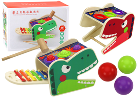 Детский ксилофон 2in1 Dinosaur