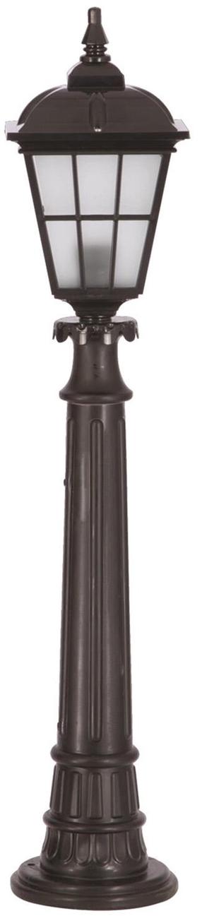 Pastatomas lauko šviestuvas Opviq BSU-68183-BSY-B, 60W, E27, IP65, juoda sp., 20 cm x 100 cm