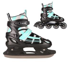 Slidas - skrituļslidas Nils Extreme NH18366A, zila krās./zaļa krās., 35 - 38