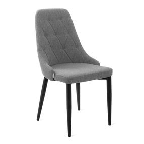 Valgomojo kėdė Homla Louis Quilter 848945 213956, matinė, pilka sp., 59 cm x 44 cm x 88 cm