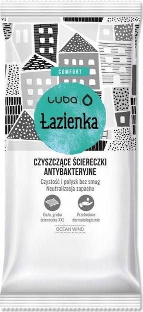 Drėgnos servetėlės voniai Luba Antibacterial 32, 0.5 kg