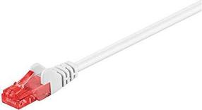 Сетевой кабель Goobay Cat6, U/UTP RJ-45, RJ-45, 3 м, белый цв.