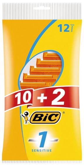Skuveklis Bic Sensitive 1, 12 gab