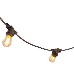 Spuldzīšu virtenes CristalRecord 16-600-27-180, 7.5 m, 10 LED, Melna krās.
