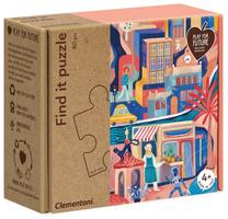 Dėlionė Clementoni Find It Puzzle Sweet City 16222, 48.5 cm x 33.5 cm, 60 vnt., įvairių spalvų
