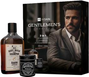 Набор по уходу за телом для мужчин HiSkin Gentlemen's Choice, 2 шт.