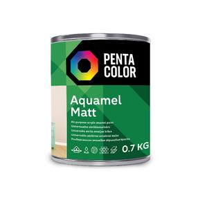 Emailvärv, universaalsed Pentacolor Aquamel, matt, 0.7 kg, valge v.