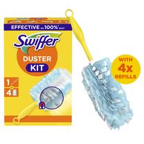 Dulkių šluotelė radiatoriams/kampams/žaliuzėms Swiffer Trap+Lock, plastikas/plaušai