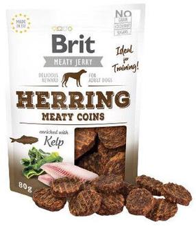 Skanėstas šunims Brit Jerky Herring Meaty Coins, žuvis, 0.08 kg