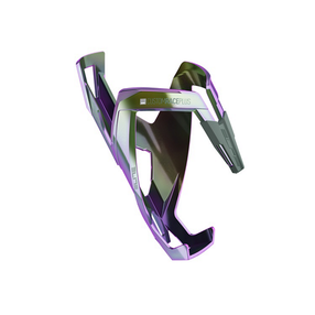 Pudeļu turētājs Elite Custom Race Plus, plastmasa, zaļa krās./violeta krās.