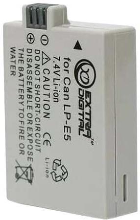 Akumulators Extra Digital LP-E5, Li-ion, 1080 mAh