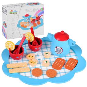 Rotaļlietu tējas komplekts Wooden Tea Set
