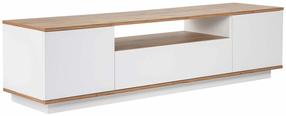 Televizoriaus spintelė Kalune Design Veramont, balta sp./pine, 44.5 cm x 180 cm x 44.6 cm