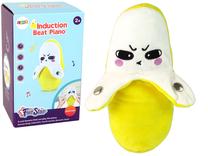 Lavinimo žaislas, minkštas "bananas" Lean Toys, 8 cm, geltona sp.