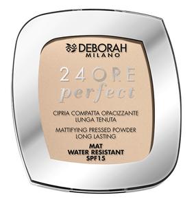 Kompakts pulveris Deborah Milano 24Ore Perfect, SPF 15, 01 light beige, 9 g