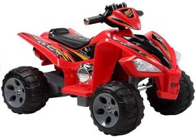 Vaikiškas elektrinis keturratis Lean Toys Quad 2035, raudona sp.