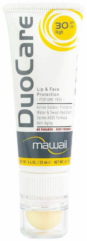 Krēms iedeguma kopšanai sejai/lūpām Mawaii DuoCare Face & Lips SPF30, 25 ml