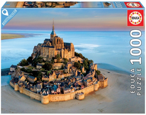Пазл Educa Mont-Saint-Michel 19262, 48 см x 68 см, 1000 шт., многоцветный