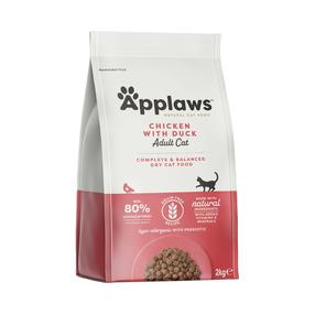 Sausā kaķu barība Applaws Adult, vistas gaļa/pīles gaļa, 2 kg