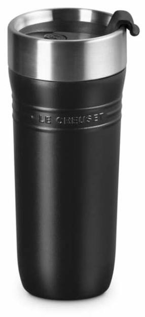 Termokrūze Le Creuset On The Go, 0.35 l, matēta melna krās.