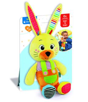 Mīkstā rotaļlieta Clementoni PLUSH BUNNY, daudzkrāsaina