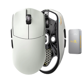 Juhtmevaba mänguhiir Lamzu MAYA X Wireless MAYA-X-8K-GREY, 2.4ghz wireless / usb, hall v.