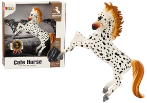 Žaislinė figūrėlė, arklys Lean Toys Cute My Dream, 14 cm, ruda sp./balta sp.