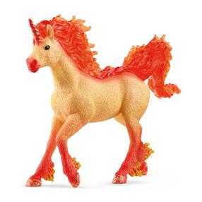Žaislinė figūrėlė Schleich Bayala Elementa Fire Unicorn Stallion 70756, oranžinė sp.