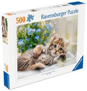 Dėlionė Ravensburger Playful Kitten, 36 cm x 49 cm, 500 vnt., įvairių spalvų