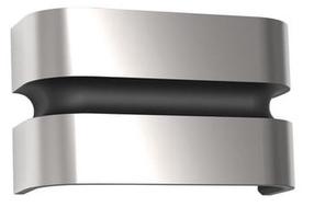 Sieninis lauko šviestuvas Lutec Maya, 14.5W, LED, IP44, nerūdijančiojo plieno sp., 10.8 cm x 6.5 cm