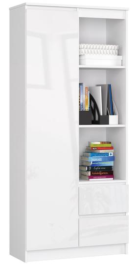 Biuro spinta Akord CLP R11, balta sp., 180 cm x 80 cm x 35 cm