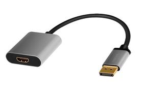 Laidas Logilink CDA0108 HDMI A female, Display port male, 0.15 m, juoda sp./pilka sp.