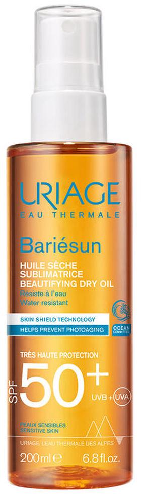 Sauļošanās eļļa ķermenim Uriage Bariésun Beautifying Dry Oil SPF50+, 200 ml