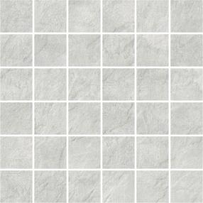 Mozaīka, akmens Cersanit Pietra LIGHT GREY OD443-006, 29.7 cm x 29.7 cm, pelēka krās.