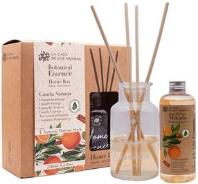 Rinkinys La Casa De Los Aromas Botanical Essence Box Cinnamon & Orange, 250 ml