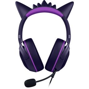 Vadu spēļu austiņas Razer Kraken Kitty V2 Pokemon Gengar Edition RZ04-04730300-R3M1, violeta krās.