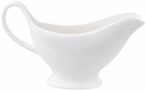 Mērces trauks Ambition Wave Kubiko/Fala, 160 ml, 17.7 cm x 5.5 cm x 10.5 cm, balta krās., porcelāna