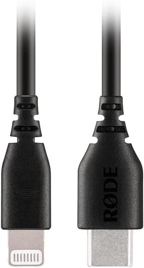 Kabelis Røde SC21 USB Type-C, Lightning, 0.3 m, melna krās.