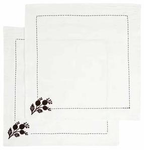 Салфетки Homla Basic Valeri, 40 см x 40 см, белый цв., 2 шт.
