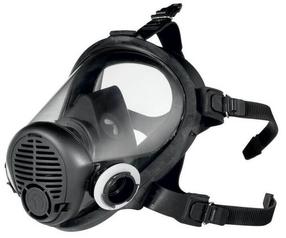 Respiratorius, su vožtuvu Honeywell Optifit Twin, juoda sp., M