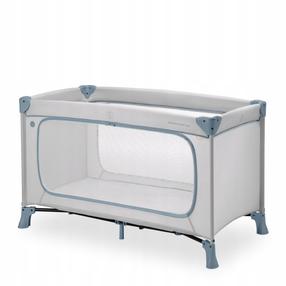 Ceļojuma gultiņa Hauck Dream N Play Plus 125 x 65 cm, zila krās./pelēka krās.
