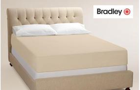 Paklodė Bradley 127446, smėlio, 140 x 200 cm, su guma