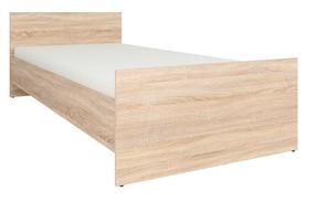 Lova viengulė Nepo Plus, 90 x 200 cm, ąžuolo, be čiužinio
