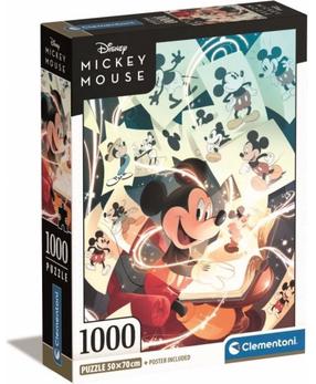 Dėlionė Clementoni Mickey Mouse Celebration 39811, 70 cm x 50 cm, 1000 vnt., įvairių spalvų